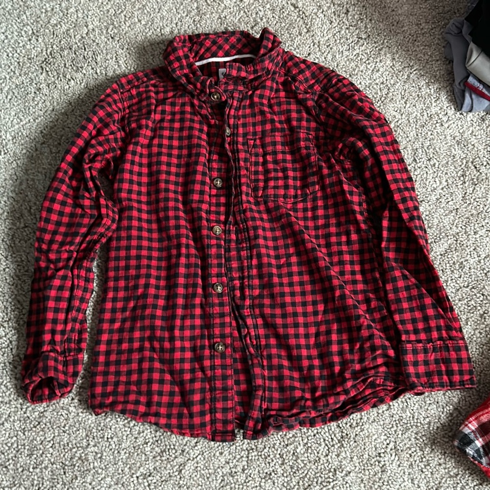Flannel bottom shirt